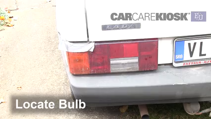 1993 Lada Samara 1300 S 1.3L 4 Cyl. Éclairage Feux de position arrière (remplacer ampoule)